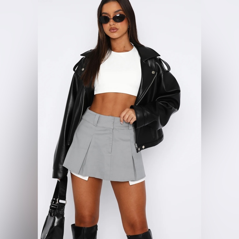 WFB - Mean It Mini Skirt Grey